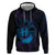 Kia Orana Kuki Airani Zip Hoodie Cook Islands Tangaroa God Tatau Purple