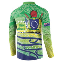 Te Maeva Nui Cook Islands Button Sweatshirt 60th Independence Anniversary Proud