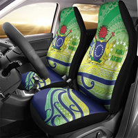 Te Maeva Nui Cook Islands Car Seat Cover 60th Independence Anniversary Proud