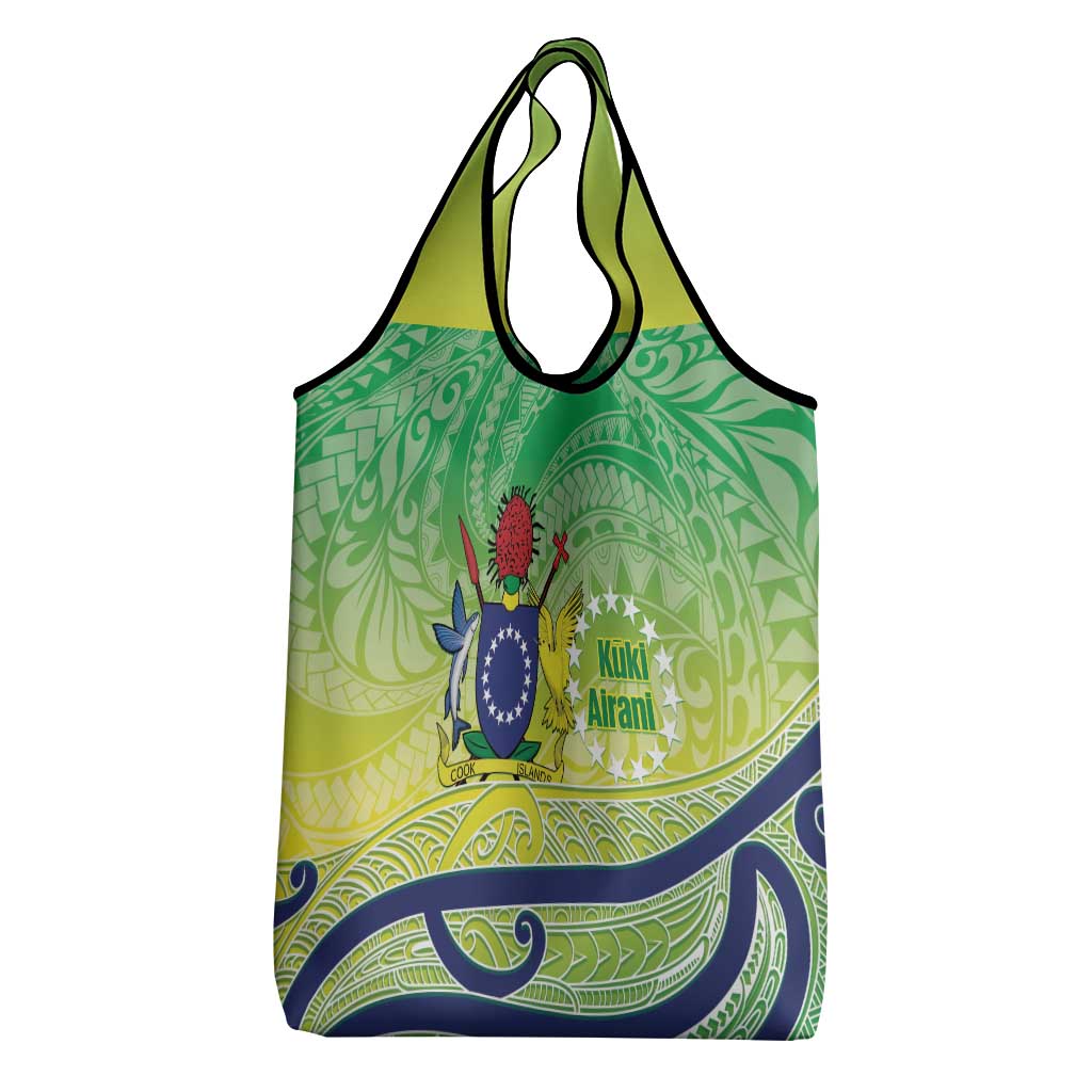 Te Maeva Nui Cook Islands Grocery Bag 60th Independence Anniversary Proud