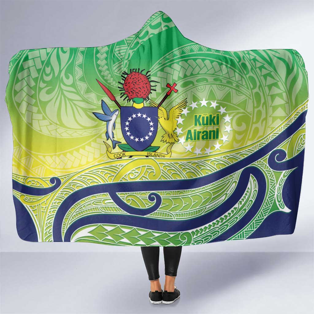 Te Maeva Nui Cook Islands Hooded Blanket 60th Independence Anniversary Proud