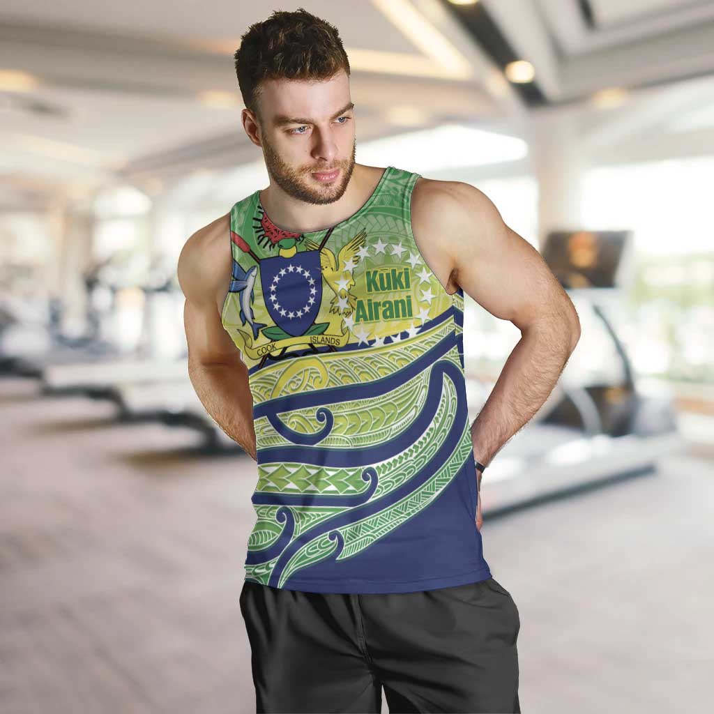 Te Maeva Nui Cook Islands Men Tank Top 60th Independence Anniversary Proud