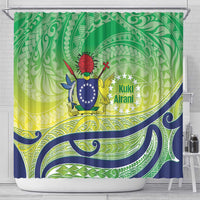 Te Maeva Nui Cook Islands Shower Curtain 60th Independence Anniversary Proud