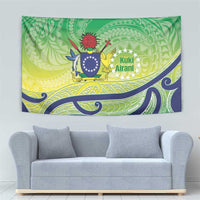 Te Maeva Nui Cook Islands Tapestry 60th Independence Anniversary Proud