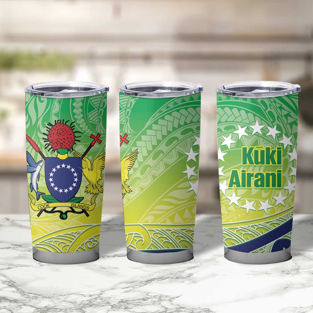 Te Maeva Nui Cook Islands Tumbler Cup 60th Independence Anniversary Proud