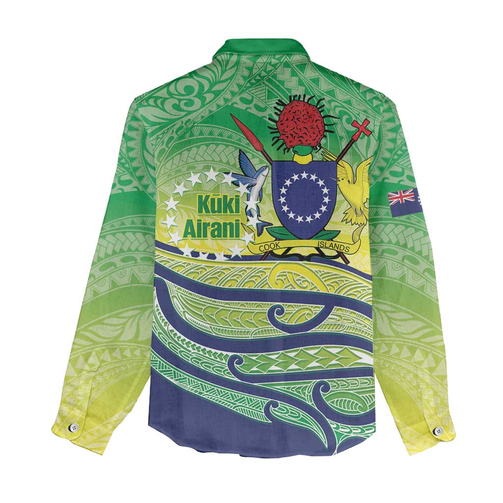 Te Maeva Nui Cook Islands Women Casual Shirt 60th Independence Anniversary Proud