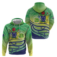 Te Maeva Nui Cook Islands Zip Hoodie 60th Independence Anniversary Proud
