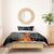 Personalised Aotearoa Darts Bedding Set Maori Koru Flaming Dartboard