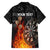 Personalised Aotearoa Darts Family Matching Summer Maxi Dress and Hawaiian Shirt Maori Koru Flaming Dartboard
