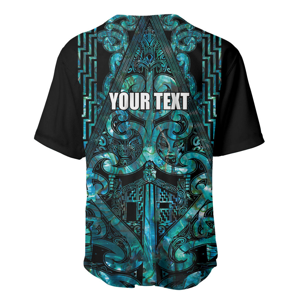 Maori Language Week Personalised Baseball Jersey Kia Mau Ki To Ukaipo Paua Shell Color LT14 - Polynesian Pride