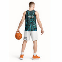Maori Language Week Personalised Basketball Jersey Kia Mau Ki To Ukaipo Paua Shell Color LT14 - Polynesian Pride