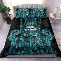 Maori Language Week Bedding Set Kia Mau Ki To Ukaipo Paua Shell Color LT14 - Polynesian Pride