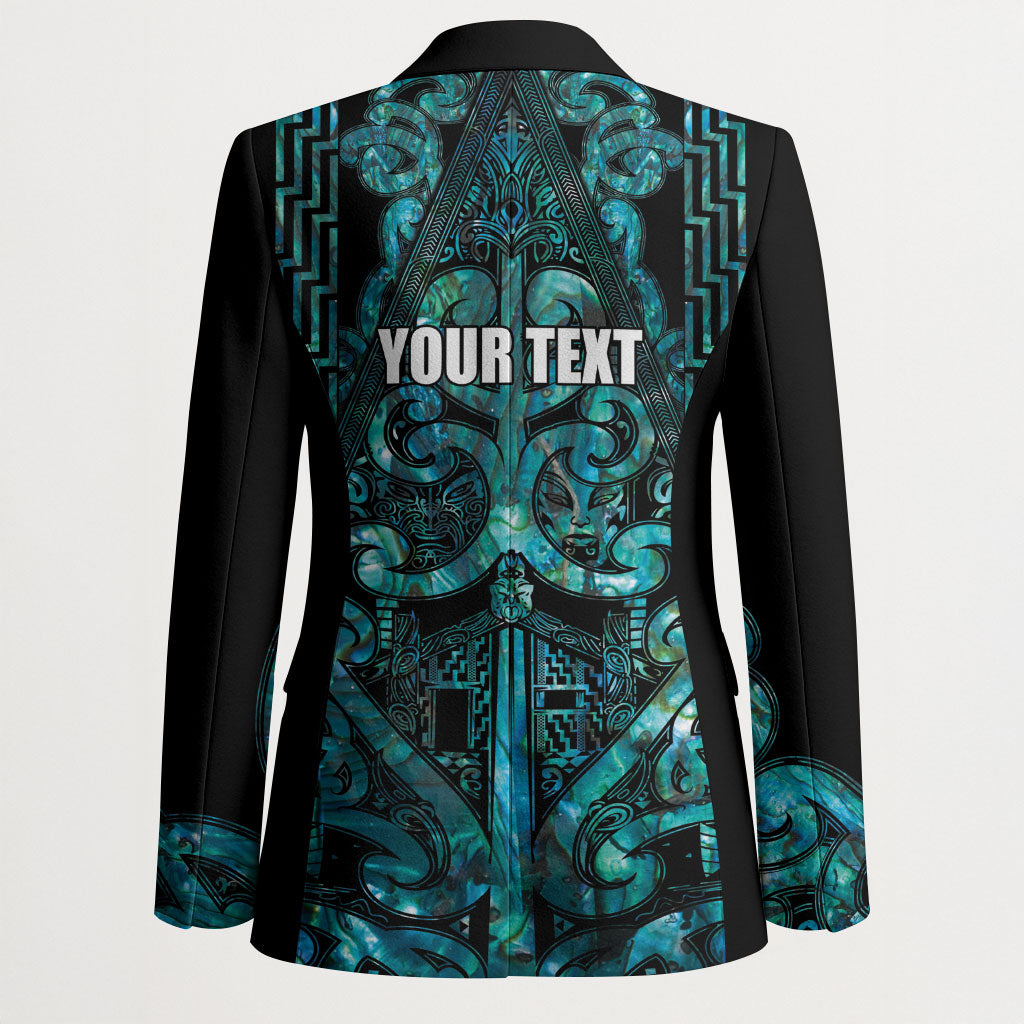 Maori Language Week Personalised Blazer Kia Mau Ki To Ukaipo Paua Shell Color LT14 - Polynesian Pride