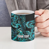 Maori Language Week Personalised Ceramic Mug Kia Mau Ki To Ukaipo Paua Shell Color LT14 - Polynesian Pride