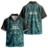 Maori Language Week Personalised Kid Hawaiian Shirt Kia Mau Ki To Ukaipo Paua Shell Color LT14 - Polynesian Pride