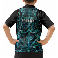 Maori Language Week Personalised Kid Hawaiian Shirt Kia Mau Ki To Ukaipo Paua Shell Color LT14 - Polynesian Pride