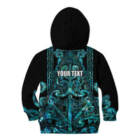 Maori Language Week Personalised Kid Hoodie Kia Mau Ki To Ukaipo Paua Shell Color LT14 - Polynesian Pride