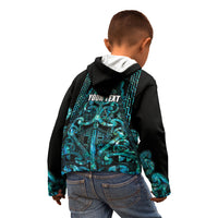 Maori Language Week Personalised Kid Hoodie Kia Mau Ki To Ukaipo Paua Shell Color LT14 - Polynesian Pride