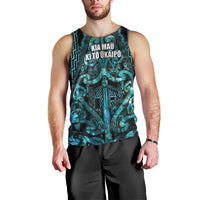 Maori Language Week Personalised Men Tank Top Kia Mau Ki To Ukaipo Paua Shell Color LT14 - Polynesian Pride