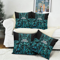 Maori Language Week Pillow Cover Kia Mau Ki To Ukaipo Paua Shell Color LT14 - Polynesian Pride