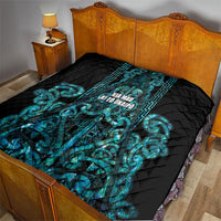 Maori Language Week Quilt Kia Mau Ki To Ukaipo Paua Shell Color LT14 - Polynesian Pride
