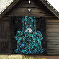 Maori Language Week Quilt Kia Mau Ki To Ukaipo Paua Shell Color LT14 - Polynesian Pride