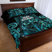 Maori Language Week Quilt Bed Set Kia Mau Ki To Ukaipo Paua Shell Color LT14 - Polynesian Pride