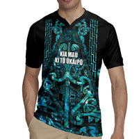 Maori Language Week Personalised Rugby Jersey Kia Mau Ki To Ukaipo Paua Shell Color LT14 - Polynesian Pride