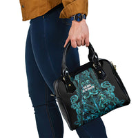 Maori Language Week Shoulder Handbag Kia Mau Ki To Ukaipo Paua Shell Color LT14 - Polynesian Pride