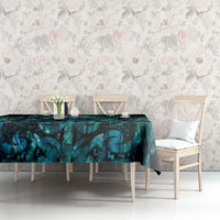 Maori Language Week Tablecloth Kia Mau Ki To Ukaipo Paua Shell Color LT14 - Polynesian Pride