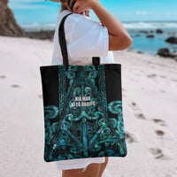 Maori Language Week Tote Bag Kia Mau Ki To Ukaipo Paua Shell Color LT14 - Polynesian Pride