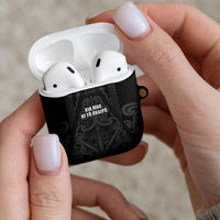 Maori Language Week AirPods Case Kia Mau Ki To Ukaipo Grey Color