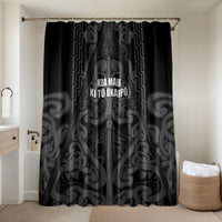 Maori Language Week Bathroom Set Kia Mau Ki To Ukaipo Grey Color