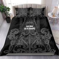 Maori Language Week Bedding Set Kia Mau Ki To Ukaipo Grey Color LT14 - Polynesian Pride