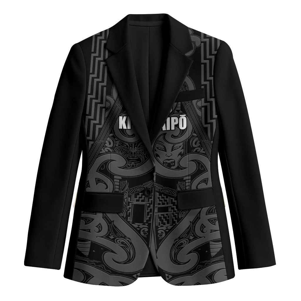 Maori Language Week Personalised Blazer Kia Mau Ki To Ukaipo Grey Color LT14 Unisex Grey - Polynesian Pride