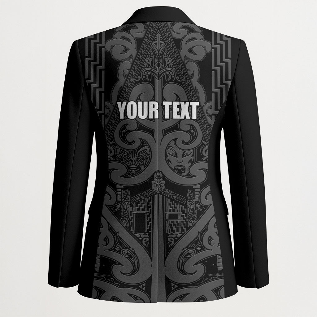 Maori Language Week Personalised Blazer Kia Mau Ki To Ukaipo Grey Color LT14 - Polynesian Pride