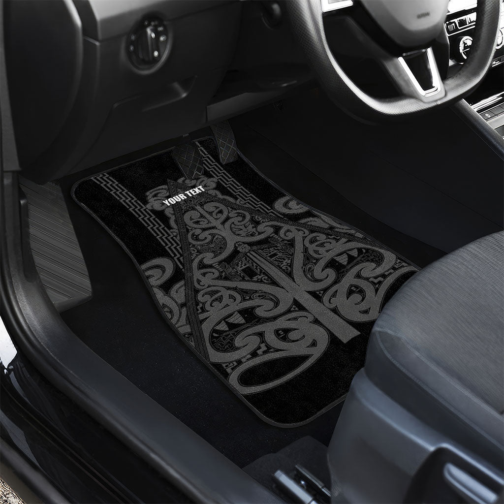 Maori Language Week Personalised Car Mats Kia Mau Ki To Ukaipo Grey Color LT14 - Polynesian Pride