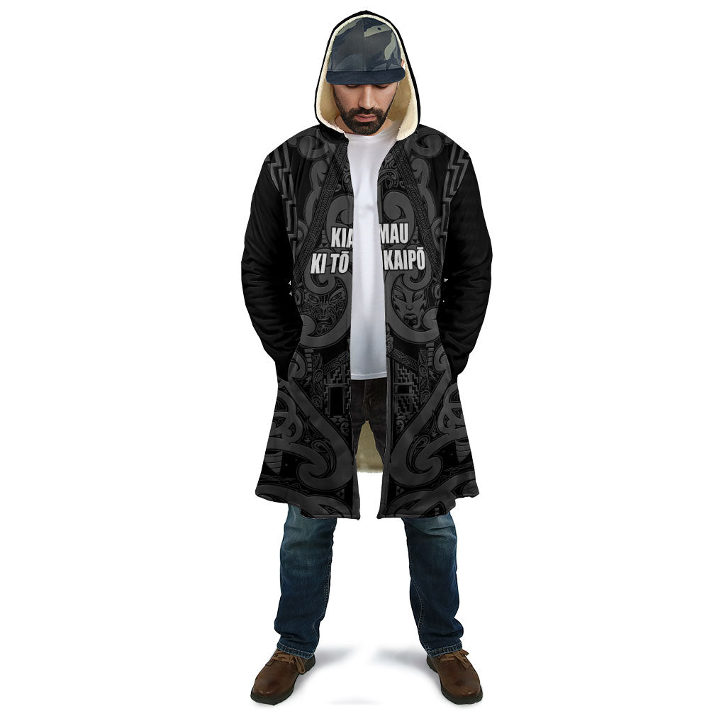 Maori Language Week Personalised Cloak Kia Mau Ki To Ukaipo Grey Color LT14 - Polynesian Pride