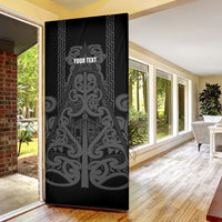 Maori Language Week Personalised Door Cover Kia Mau Ki To Ukaipo Grey Color
