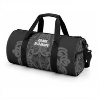 Maori Language Week Duffle Bag Kia Mau Ki To Ukaipo Grey Color