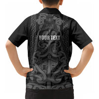 Maori Language Week Personalised Hawaiian Shirt Kia Mau Ki To Ukaipo Grey Color LT14 - Polynesian Pride