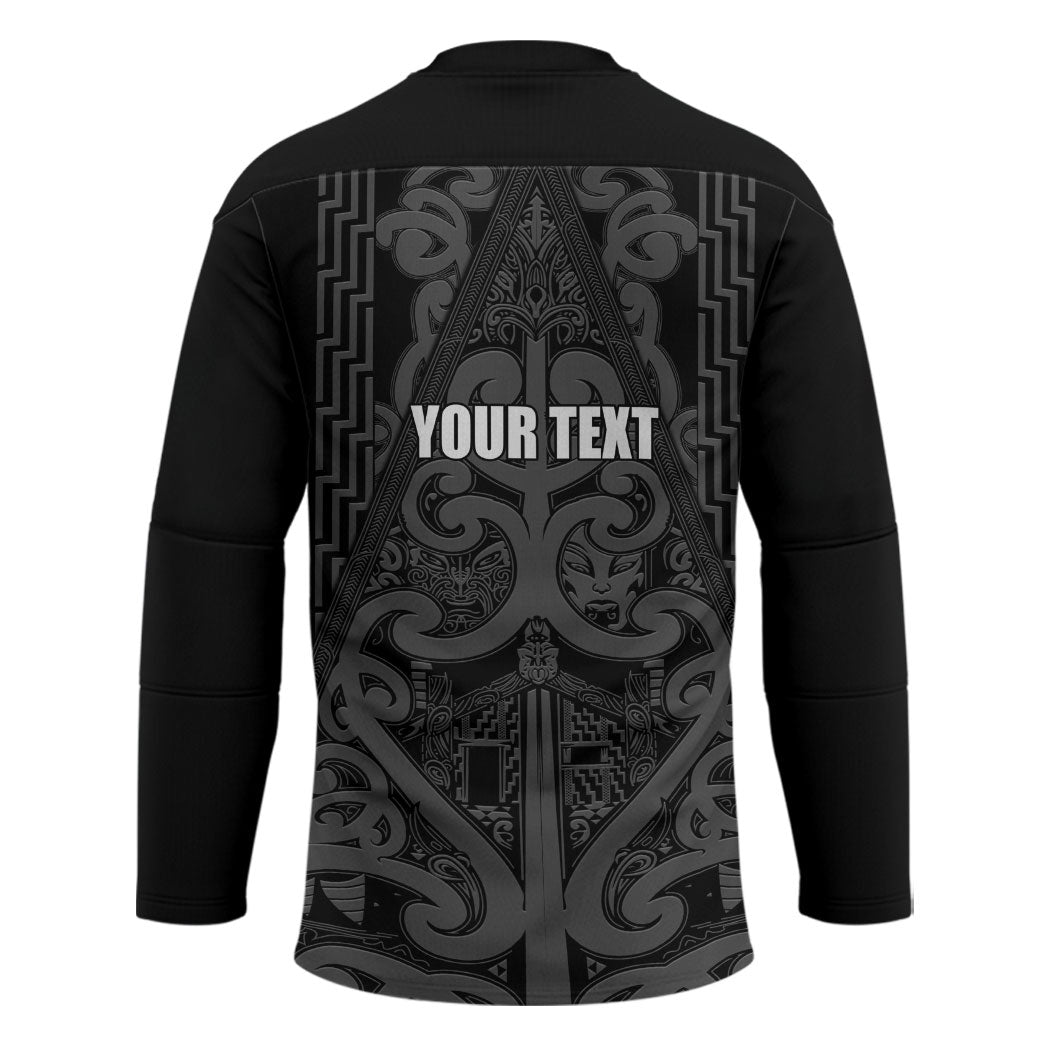 Maori Language Week Personalised Hockey Jersey Kia Mau Ki To Ukaipo Grey Color
