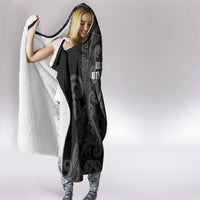 Maori Language Week Hooded Blanket Kia Mau Ki To Ukaipo Grey Color