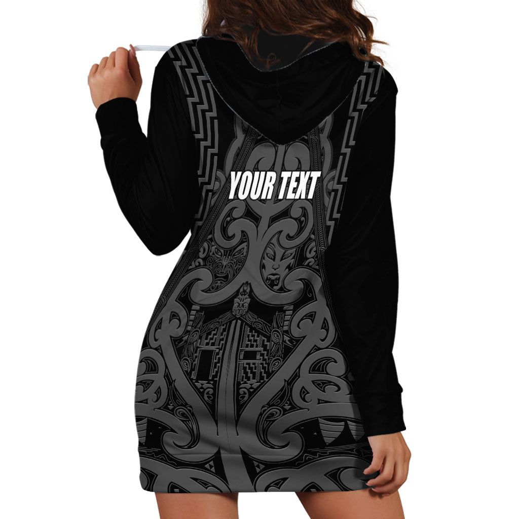 Maori Language Week Personalised Hoodie Dress Kia Mau Ki To Ukaipo Grey Color LT14 - Polynesian Pride