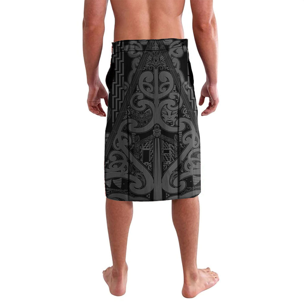 Maori Language Week Personalised Lavalava Kia Mau Ki To Ukaipo Grey Color LT14 - Polynesian Pride