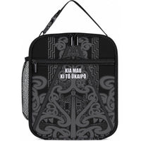 Maori Language Week Lunch Bag Kia Mau Ki To Ukaipo Grey Color