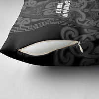 Maori Language Week Pillow Cover Kia Mau Ki To Ukaipo Grey Color