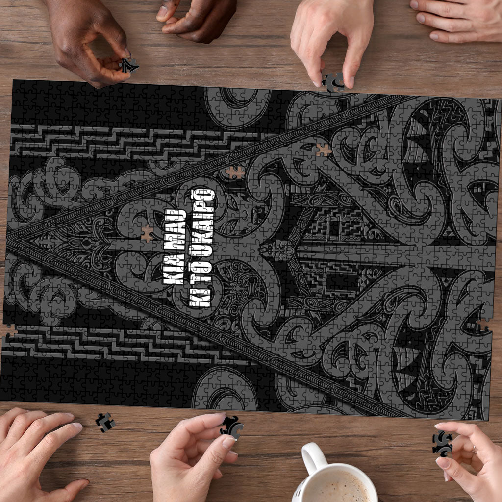 Maori Language Week Puzzle Kia Mau Ki To Ukaipo Grey Color LT14 - Polynesian Pride