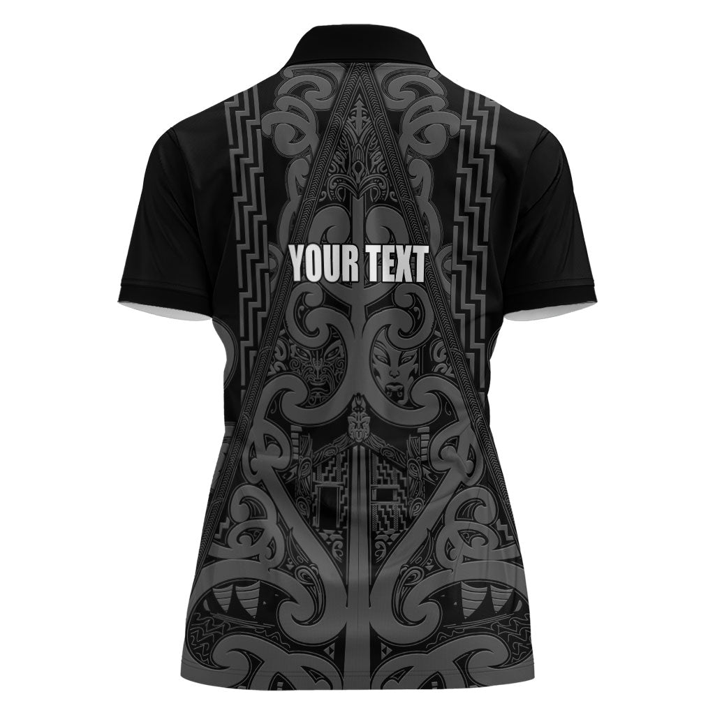 Maori Language Week Personalised Women Polo Shirt Kia Mau Ki To Ukaipo Grey Color LT14 - Polynesian Pride