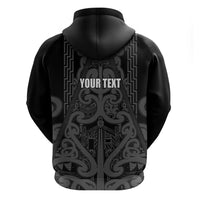 Maori Language Week Personalised Zip Hoodie Kia Mau Ki To Ukaipo Grey Color LT14 - Polynesian Pride